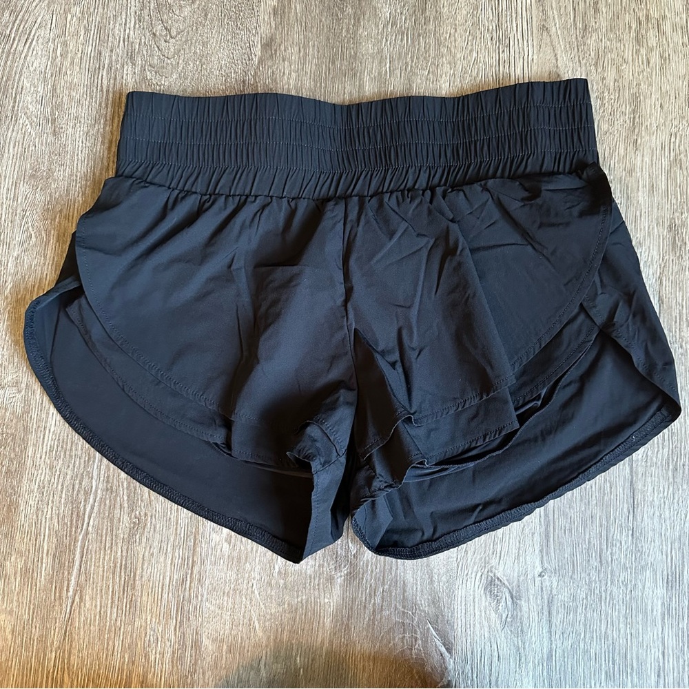 Women’s Black Athletic Running Shorts - Lightweight Performance